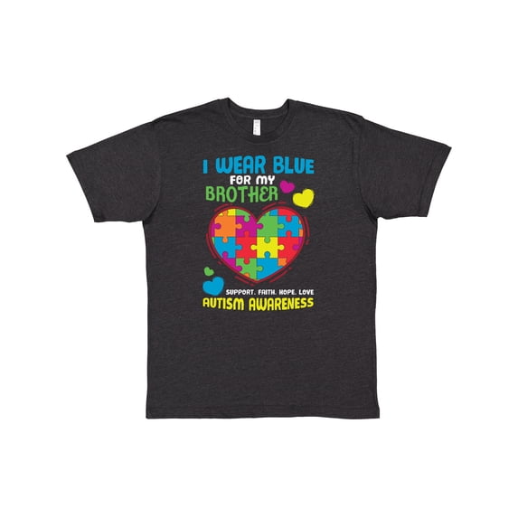 Inktastic I Wear Blue for my Brother Autism Awareness T-Shirt