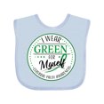 thumbnail image 1 of Inktastic I Wear Green for Myself- Cerebral Palsy Awareness Boys or Girls Baby Bib, 1 of 4