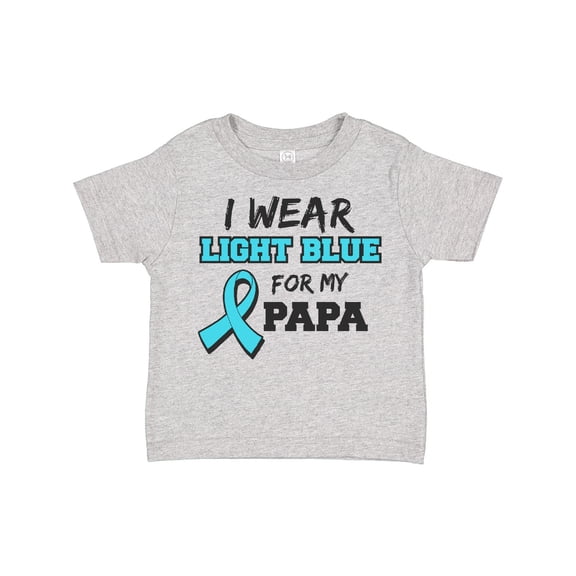 Inktastic I Wear Light Blue for My Papa Boys or Girls Toddler T-Shirt