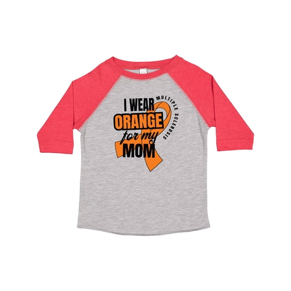 Inktastic I Wear Orange For My Mom Multiple Sclerosis Awareness Boys or Girls Toddler T-Shirt