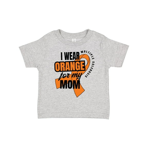 Inktastic I Wear Orange For My Mom Multiple Sclerosis Awareness Boys or Girls Toddler T-Shirt
