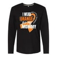 thumbnail image 1 of Inktastic I Wear Orange For My Mommy Multiple Sclerosis Awareness Long Sleeve T-Shirt, 1 of 5