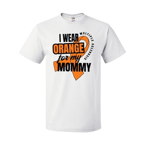 Inktastic I Wear Orange For My Mommy Multiple Sclerosis Awareness T-Shirt