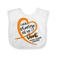 thumbnail image 1 of Inktastic I Wear Orange for My Aunt Multiple Sclerosis Awareness Boys or Girls Baby Bib, 1 of 4