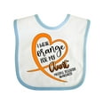 thumbnail image 1 of Inktastic I Wear Orange for My Aunt Multiple Sclerosis Awareness Boys or Girls Baby Bib, 1 of 4