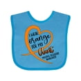 thumbnail image 1 of Inktastic I Wear Orange for My Aunt Multiple Sclerosis Awareness Boys or Girls Baby Bib, 1 of 4
