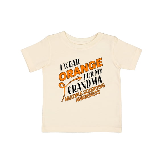 Inktastic I Wear Orange for My Grandma- Multiple Sclerosis Awareness Boys or Girls Baby T-Shirt