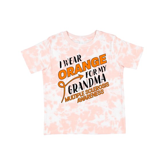Inktastic I Wear Orange for My Grandma- Multiple Sclerosis Awareness Boys or Girls Toddler T-Shirt