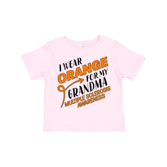 Inktastic I Wear Orange for My Grandma- Multiple Sclerosis Awareness Boys or Girls Toddler T-Shirt