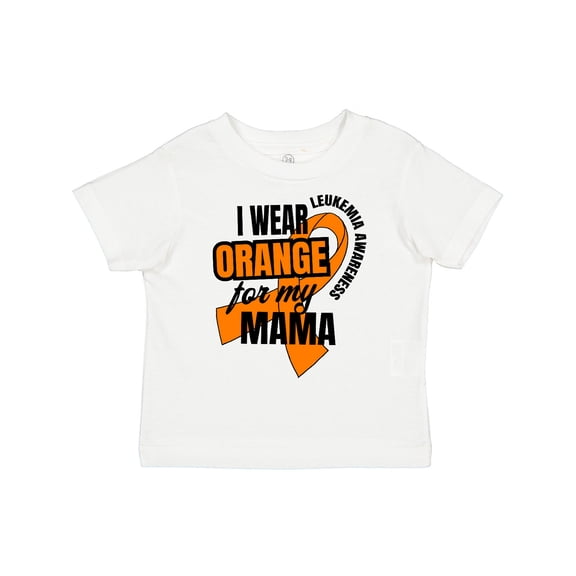 Inktastic I Wear Orange for My Mama Leukemia Awareness Boys or Girls Toddler T-Shirt