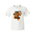 thumbnail image 1 of Inktastic I Wear Orange for My Mama Leukemia Awareness Youth T-Shirt, 1 of 5