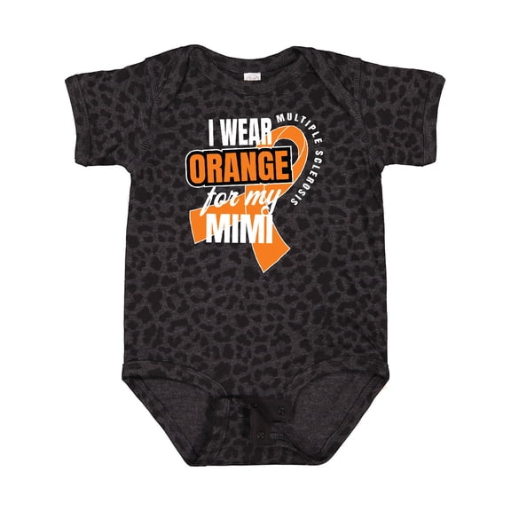 Inktastic I Wear Orange for My Mimi Multiple Sclerosis Awareness Boys or Girls Baby Bodysuit