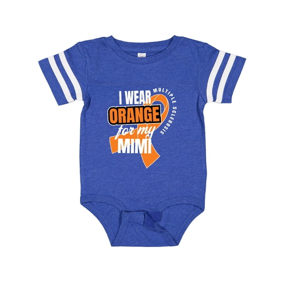 Inktastic I Wear Orange for My Mimi Multiple Sclerosis Awareness Boys or Girls Baby Bodysuit