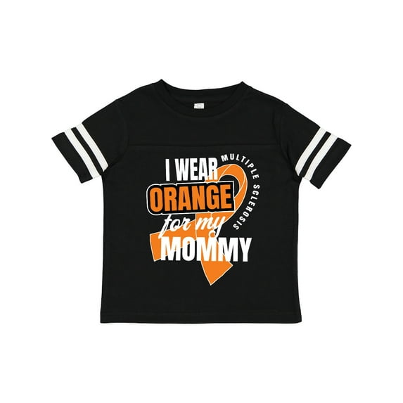 Inktastic I Wear Orange for My Mommy Multiple Sclerosis Awareness Boys or Girls Toddler T-Shirt