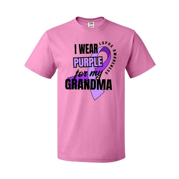 Inktastic I Wear Purple For My Grandma Lupus Awareness T-Shirt