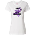thumbnail image 1 of Inktastic I Wear Purple For My Grandma Lupus Awareness Women's T-Shirt, 1 of 5