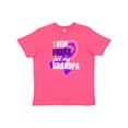 thumbnail image 1 of Inktastic I Wear Purple For My Grandpa Pancreatic Cancer Awareness Youth T-Shirt, 1 of 5