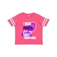 thumbnail image 1 of Inktastic I Wear Purple For My Great Grandma Pancreatic Cancer Awareness Boys or Girls Toddler T-Shirt, 1 of 5