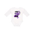 thumbnail image 1 of Inktastic I Wear Purple For My Mom Lupus Awareness Boys or Girls Long Sleeve Baby Bodysuit, 1 of 5