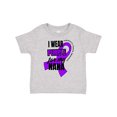 thumbnail image 1 of Inktastic I Wear Purple For My Nana Pancreatic Cancer Awareness Boys or Girls Toddler T-Shirt, 1 of 5