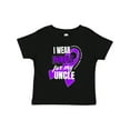 thumbnail image 1 of Inktastic I Wear Purple For My Uncle Pancreatic Cancer Awareness Boys or Girls Toddler T-Shirt, 1 of 5