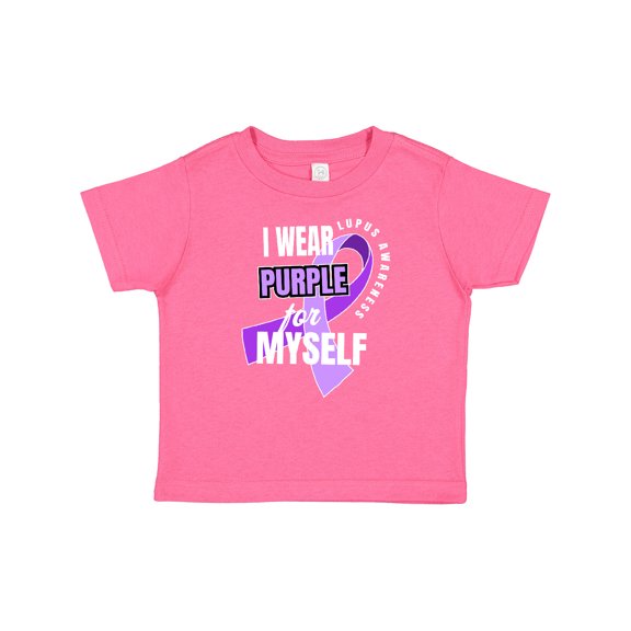 Inktastic I Wear Purple For Myself Lupus Awareness Boys or Girls Baby T-Shirt