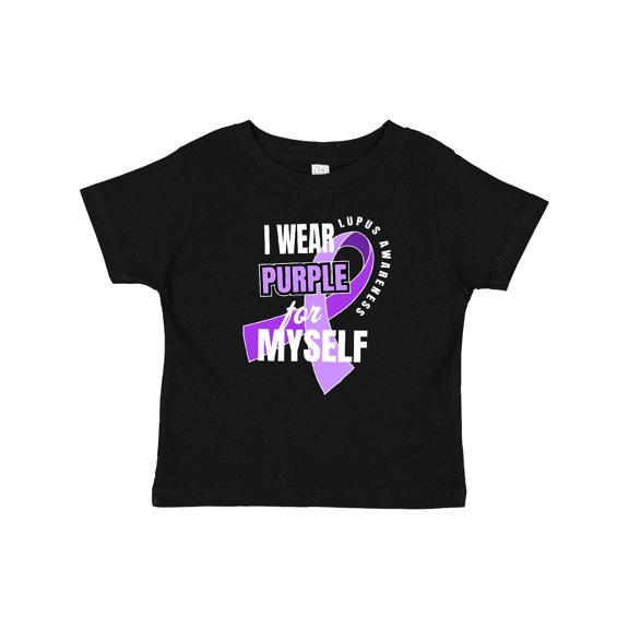 Inktastic I Wear Purple For Myself Lupus Awareness Boys or Girls Baby T-Shirt