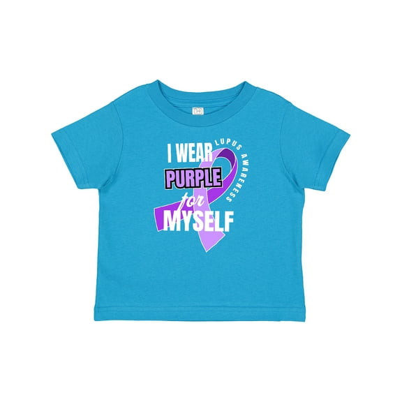 Inktastic I Wear Purple For Myself Lupus Awareness Boys or Girls Baby T-Shirt