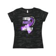 thumbnail image 1 of Inktastic I Wear Purple For Myself Lupus Awareness Women's T-Shirt, 1 of 5