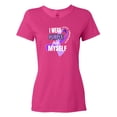 thumbnail image 1 of Inktastic I Wear Purple For Myself Lupus Awareness Women's T-Shirt, 1 of 5