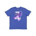 thumbnail image 1 of Inktastic I Wear Purple For Myself Lupus Awareness Youth T-Shirt, 1 of 5