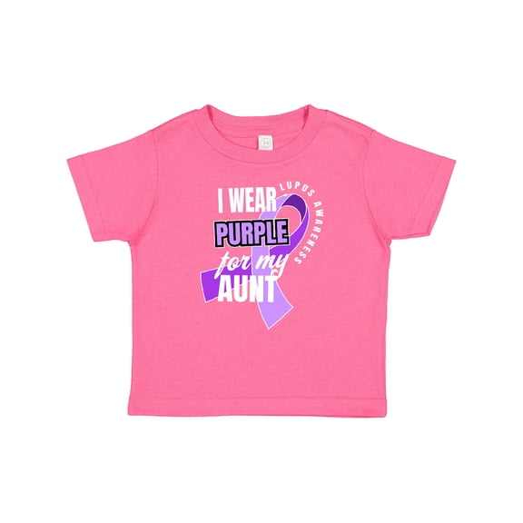 Inktastic I Wear Purple for My Aunt Lupus Awareness Boys or Girls Baby T-Shirt