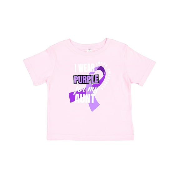 Inktastic I Wear Purple for My Aunt Lupus Awareness Boys or Girls Baby T-Shirt