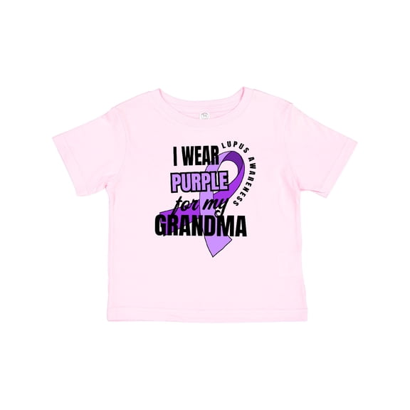 Inktastic I Wear Purple for My Grandma Lupus Awareness Boys or Girls Baby T-Shirt