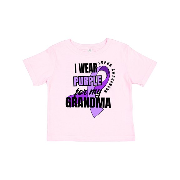 Inktastic I Wear Purple for My Grandma Lupus Awareness Boys or Girls Toddler T-Shirt
