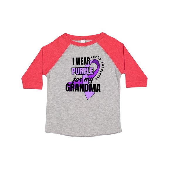 Inktastic I Wear Purple for My Grandma Lupus Awareness Boys or Girls Toddler T-Shirt