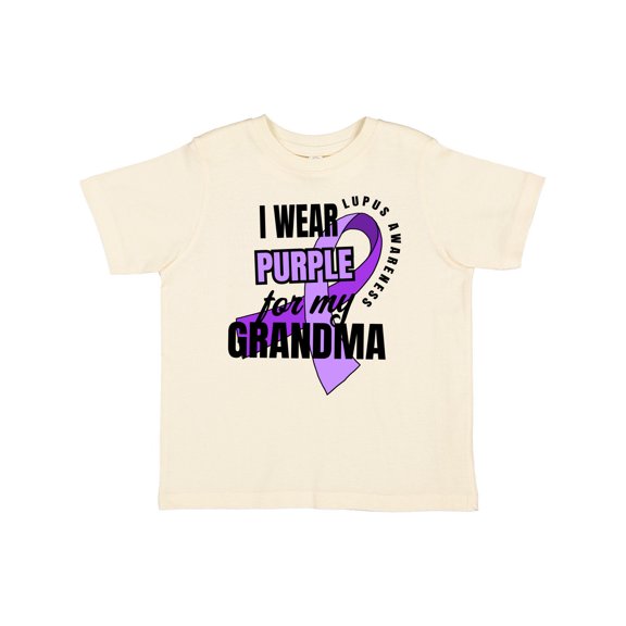Inktastic I Wear Purple for My Grandma Lupus Awareness Boys or Girls Toddler T-Shirt