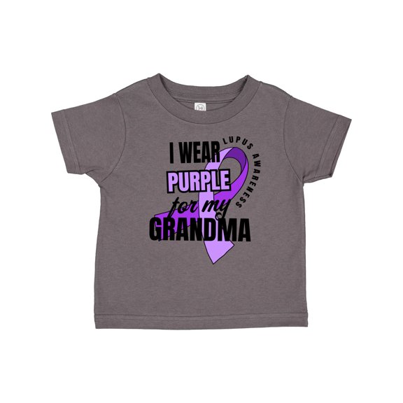 Inktastic I Wear Purple for My Grandma Lupus Awareness Boys or Girls Toddler T-Shirt
