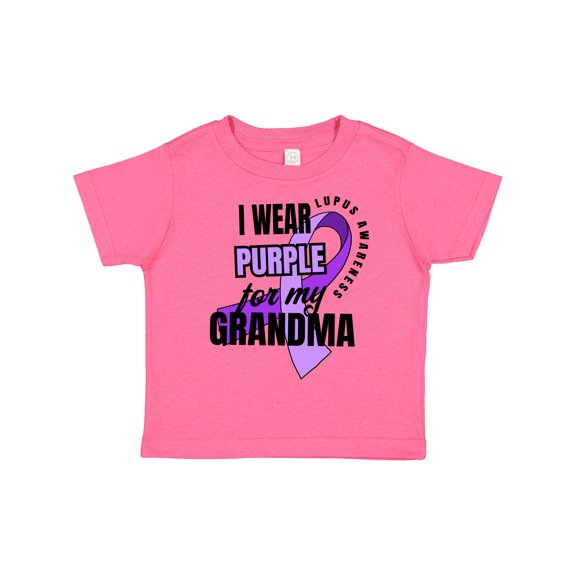 Inktastic I Wear Purple for My Grandma Lupus Awareness Boys or Girls Toddler T-Shirt
