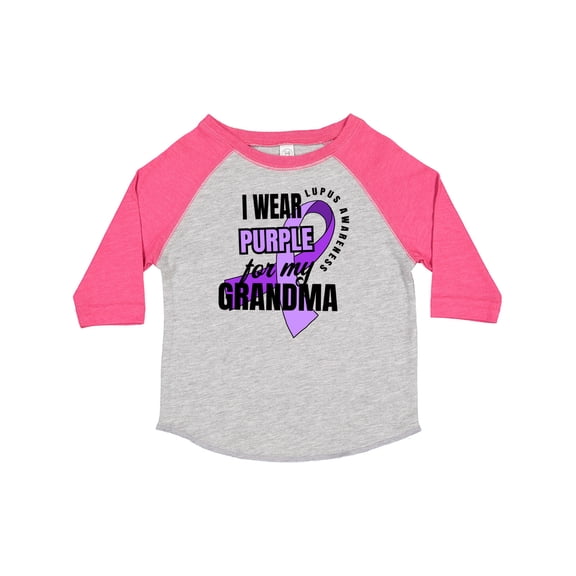 Inktastic I Wear Purple for My Grandma Lupus Awareness Boys or Girls Toddler T-Shirt
