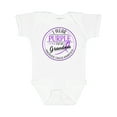 thumbnail image 1 of Inktastic I Wear Purple for My Grandma Pancreatic Cancer Awareness Boys or Girls Baby Bodysuit, 1 of 5