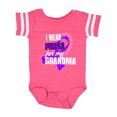 thumbnail image 1 of Inktastic I Wear Purple for My Grandma Pancreatic Cancer Awareness Boys or Girls Baby Bodysuit, 1 of 5