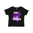 thumbnail image 1 of Inktastic I Wear Purple for My Grandpa Pancreatic Cancer Awareness Boys or Girls Toddler T-Shirt, 1 of 5