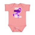 thumbnail image 1 of Inktastic I Wear Purple for My Great Grandma Pancreatic Cancer Awareness Boys or Girls Baby Bodysuit, 1 of 5