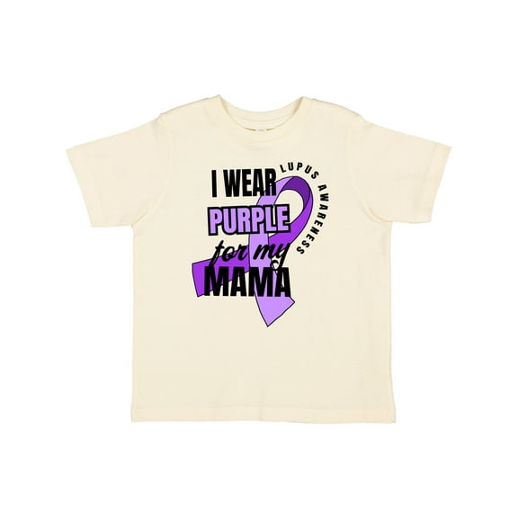 Inktastic I Wear Purple for My Mama Lupus Awareness Boys or Girls Toddler T-Shirt