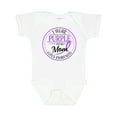 thumbnail image 1 of Inktastic I Wear Purple for My Mom Lupus Awareness Boys or Girls Baby Bodysuit, 1 of 5