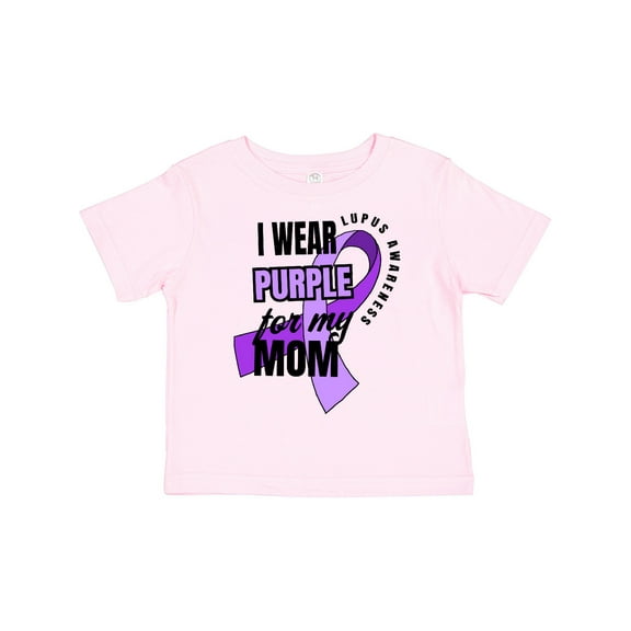 Inktastic I Wear Purple for My Mom Lupus Awareness Boys or Girls Toddler T-Shirt