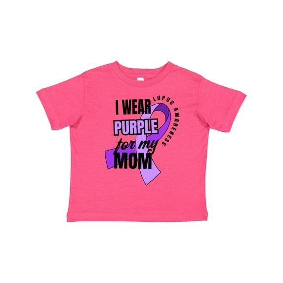 Inktastic I Wear Purple for My Mom Lupus Awareness Boys or Girls Toddler T-Shirt