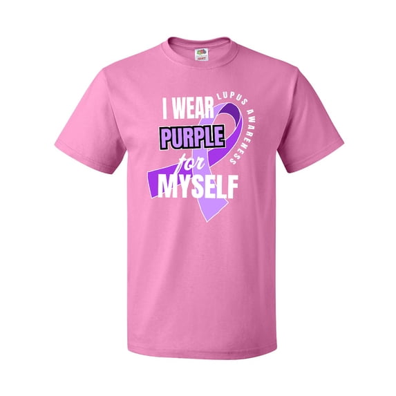 Inktastic I Wear Purple for Myself Lupus Awareness T-Shirt