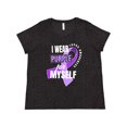 thumbnail image 1 of Inktastic I Wear Purple for Myself Lupus Awareness Women's Plus Size T-Shirt, 1 of 5
